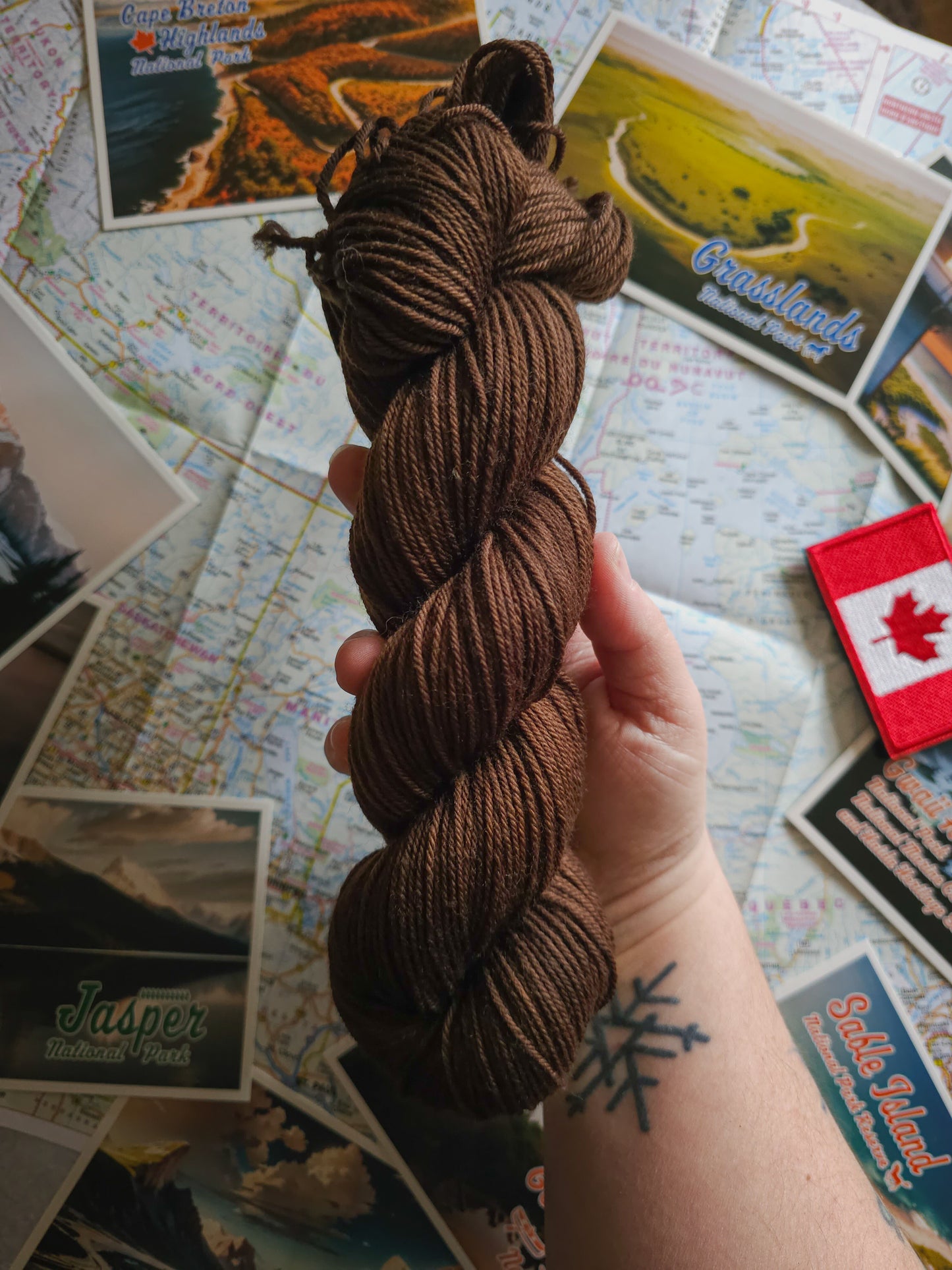 "Made in Canada" Blanket Kit (YARN ONLY)