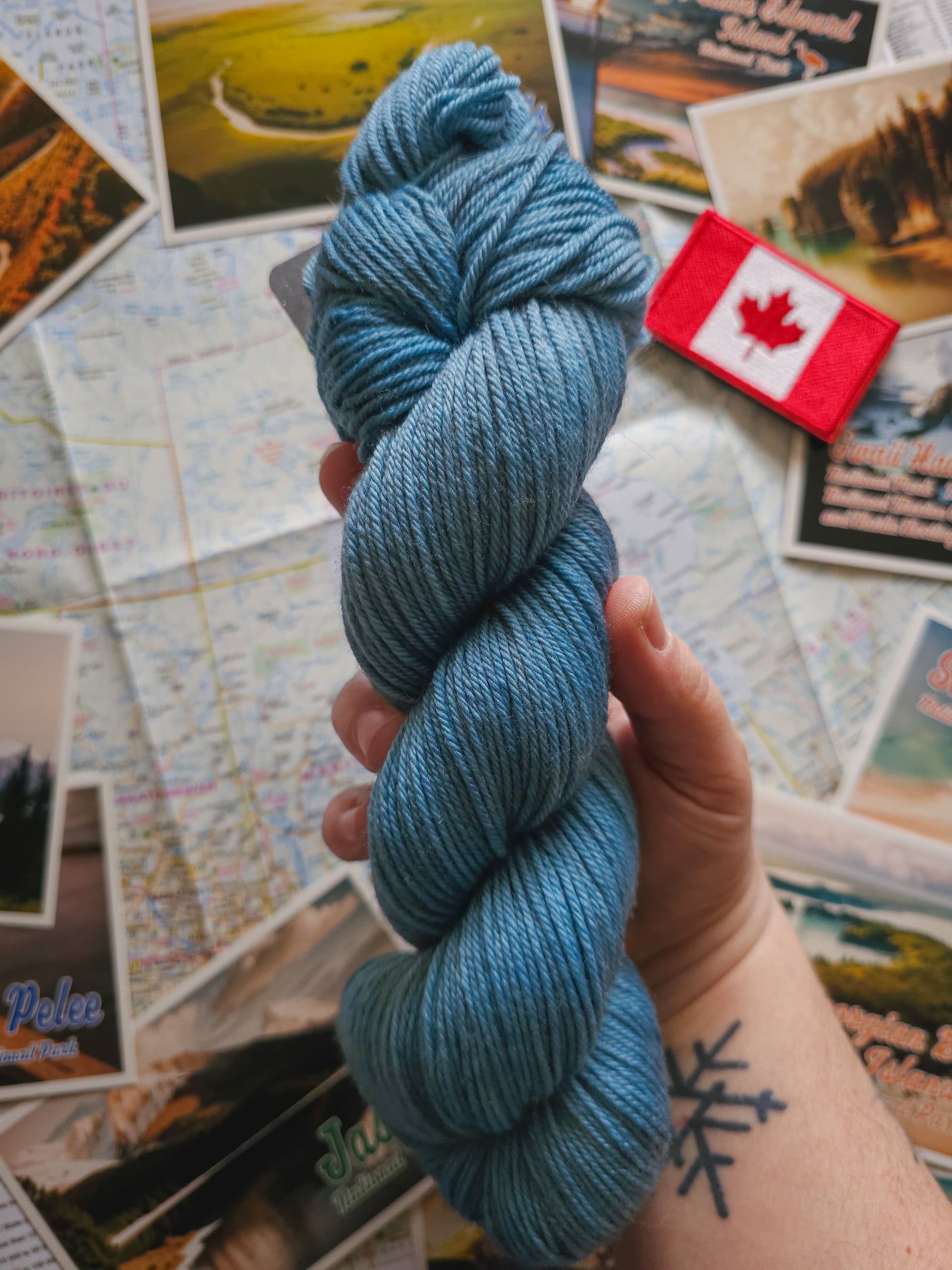 "Made in Canada" Blanket Kit (YARN ONLY)