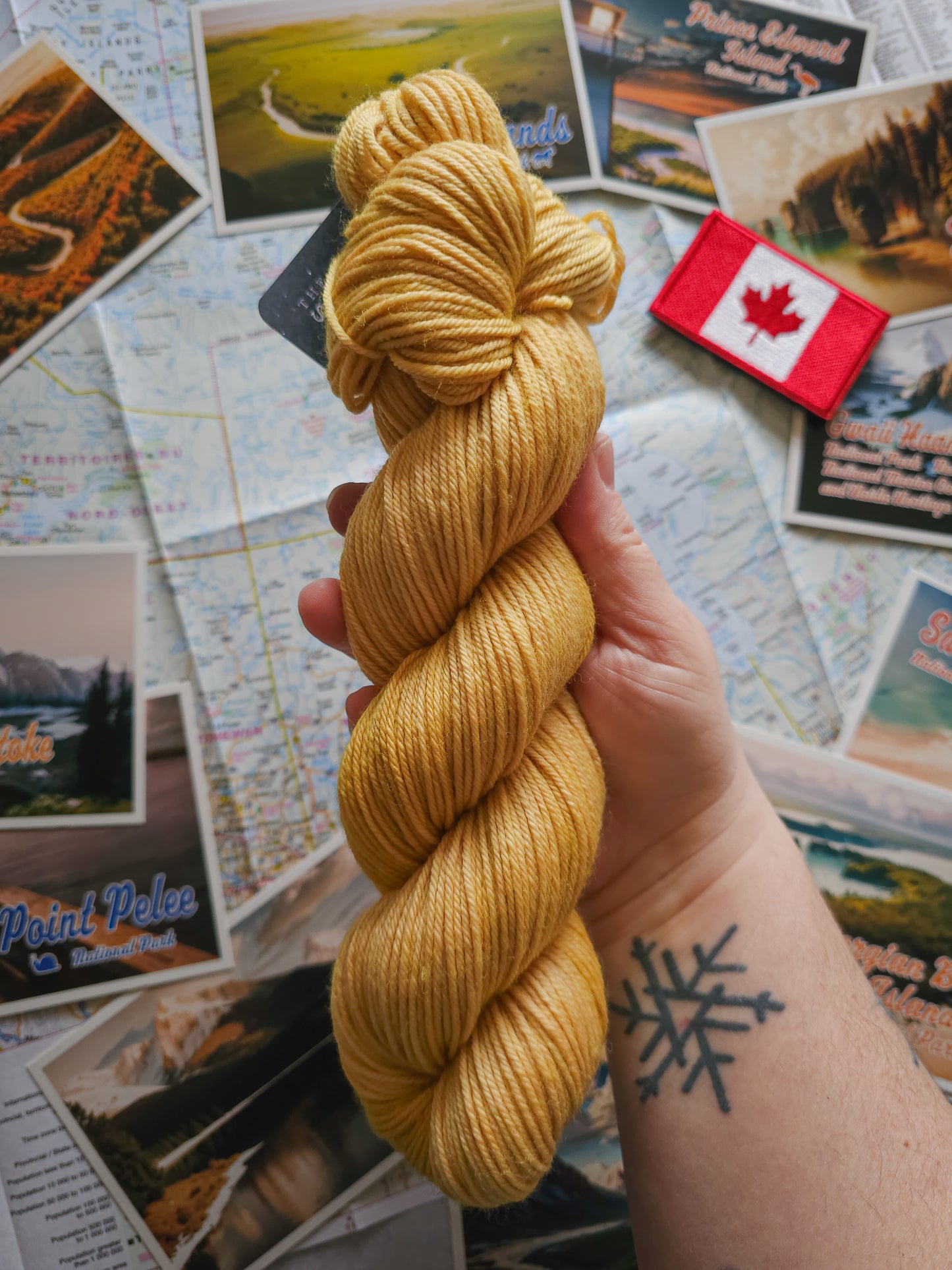"Made in Canada" Blanket Kit (YARN ONLY)