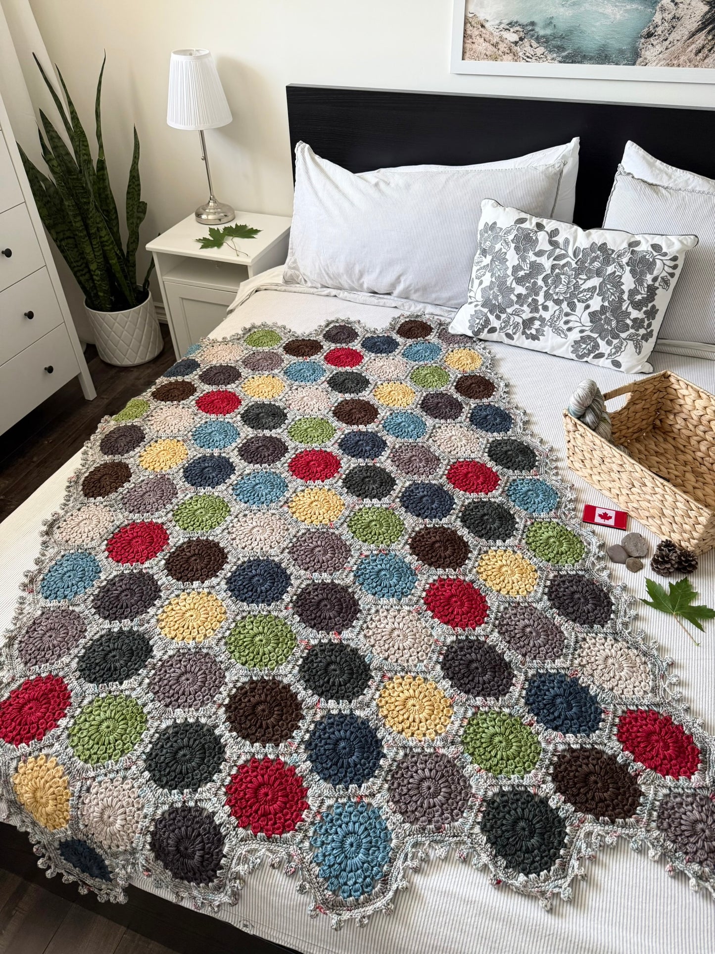 "Made in Canada" Blanket Kit (YARN ONLY)