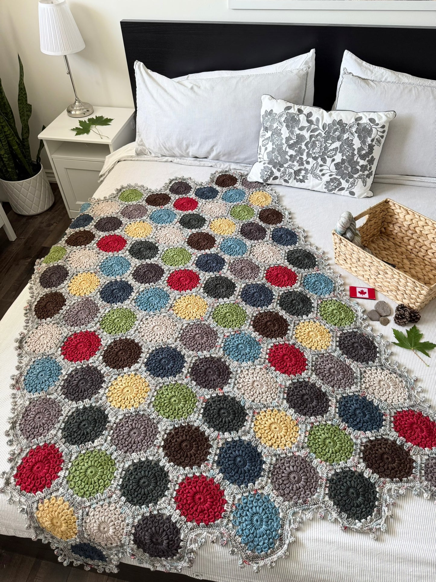 "Made in Canada" Blanket Kit (YARN ONLY)