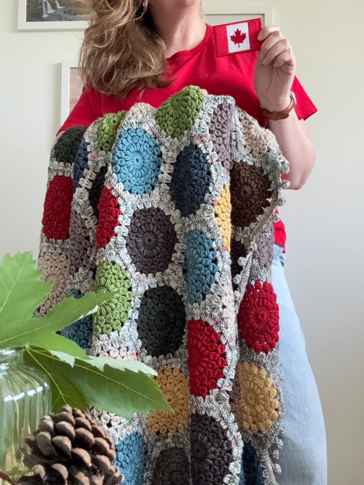 "Made in Canada" Blanket Kit (YARN ONLY)