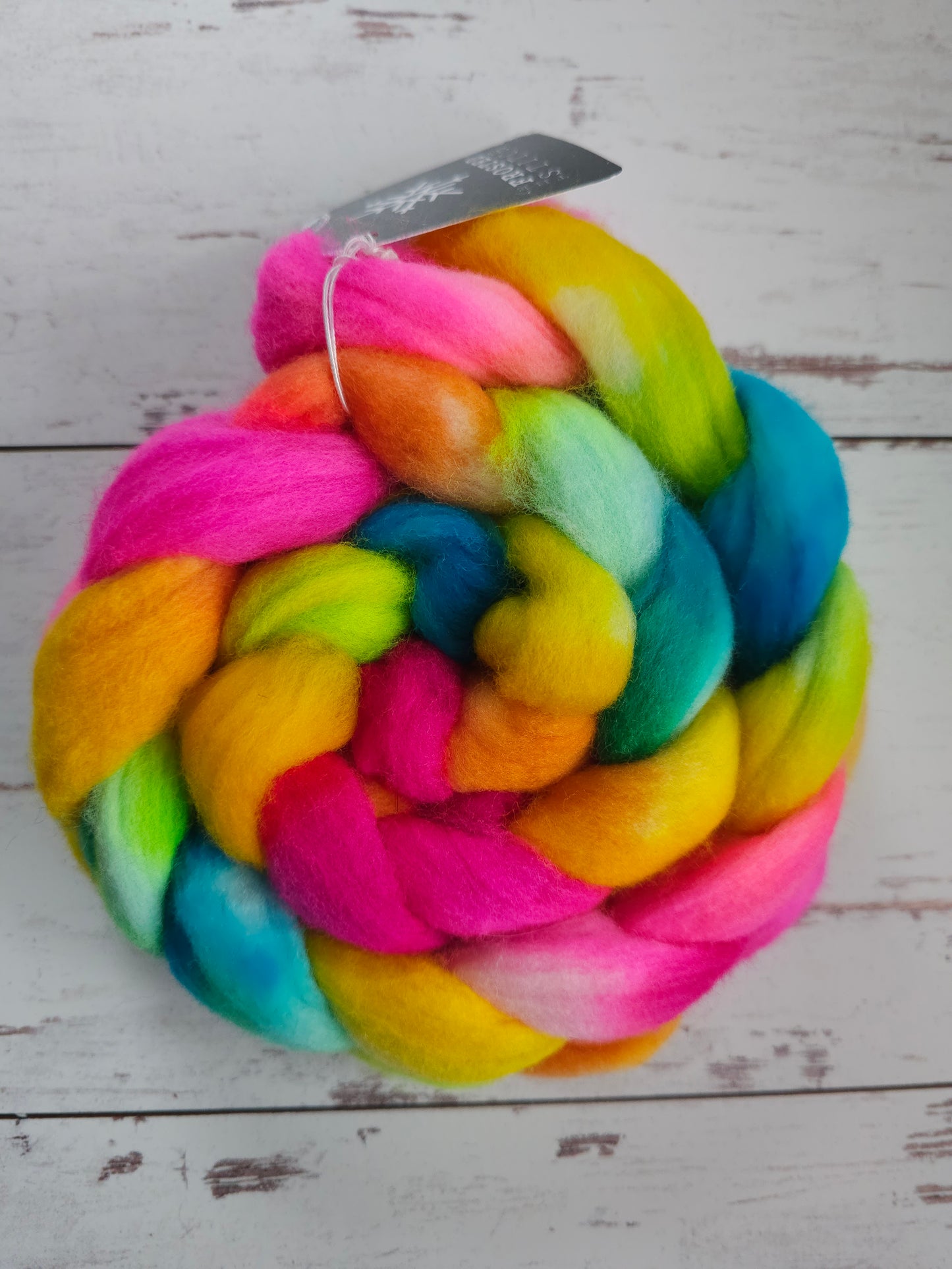 Holi on Rambouillet (Spinning Fibre)
