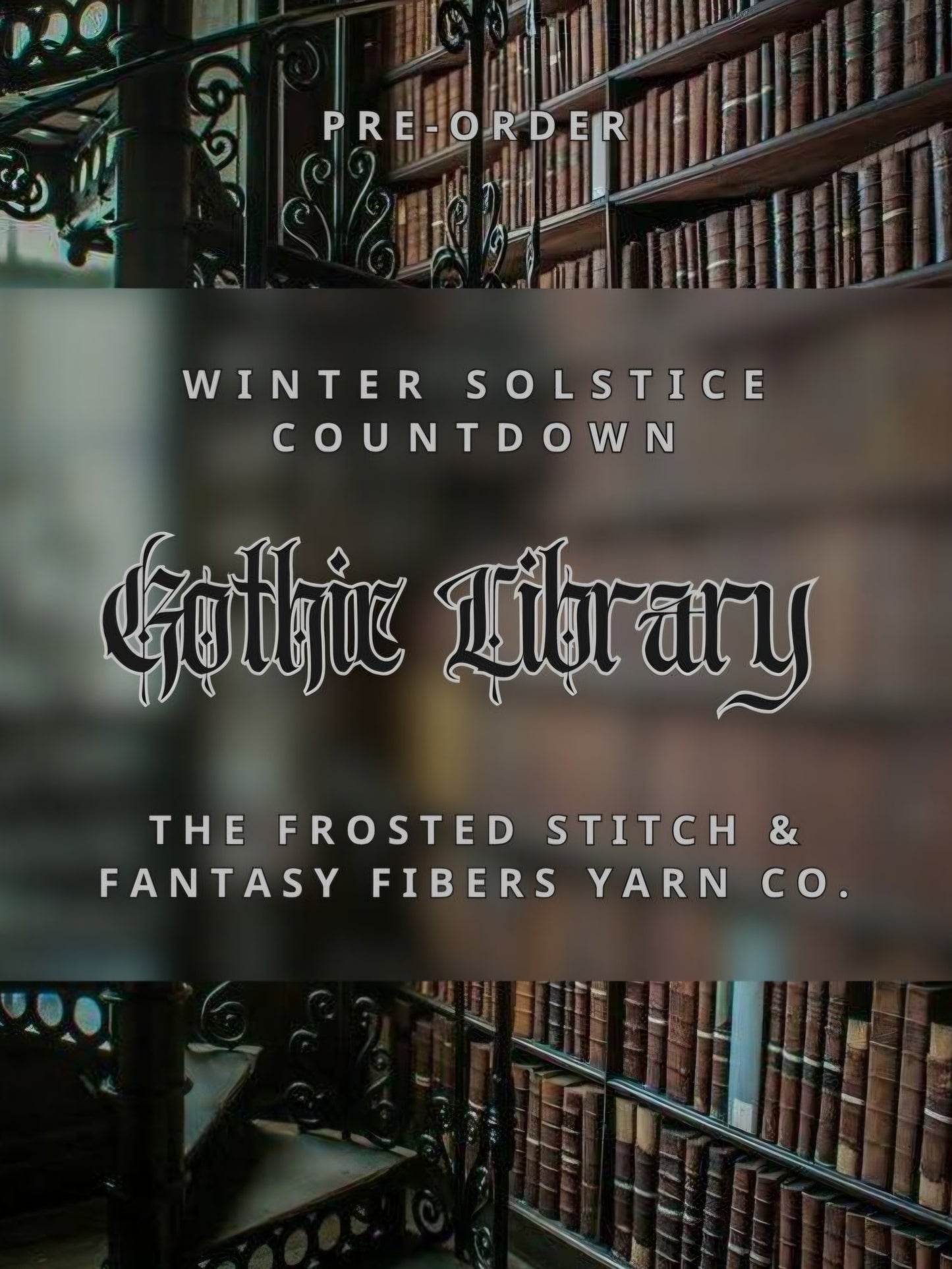 Gothic Library Solstice Countdown Box