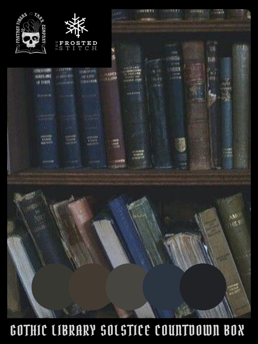 Gothic Library Solstice Countdown Box