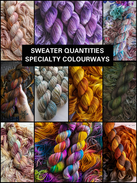 SWEATER QUANTITY - SPECIALTY COLOURWAYS