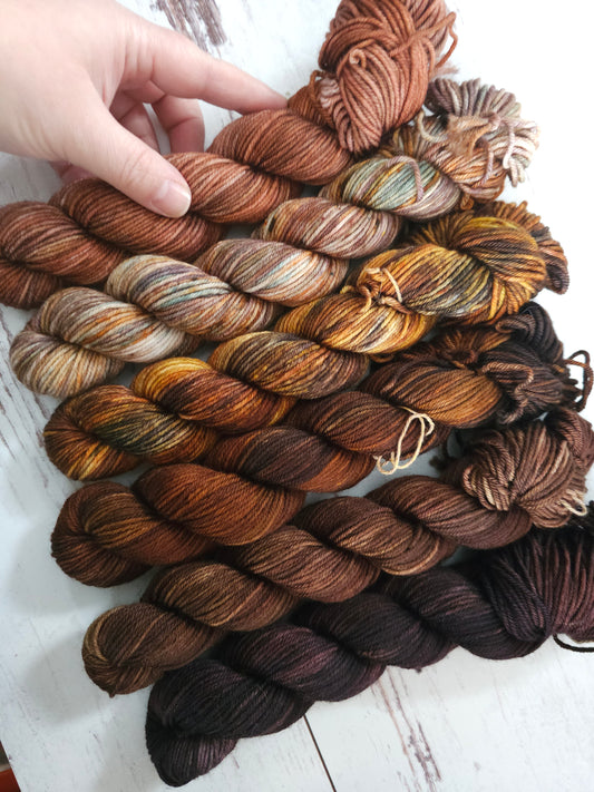 50g Skeins - VARIEGATES (Sock and DK)
