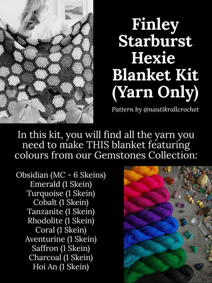 Crochet Blanket Kits (YARN ONLY - Ready to Ship)