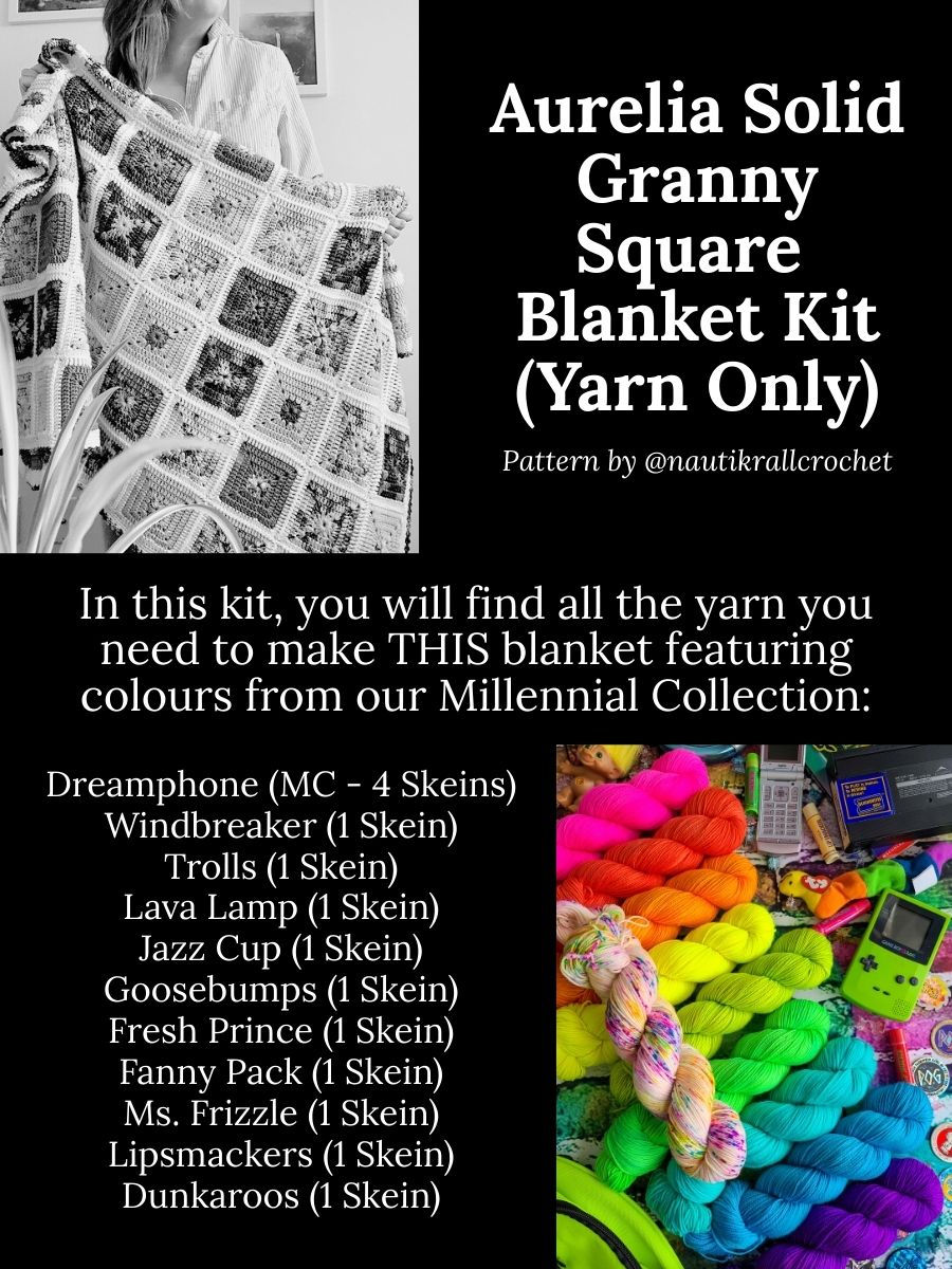 Crochet Blanket Kits (YARN ONLY - Ready to Ship)