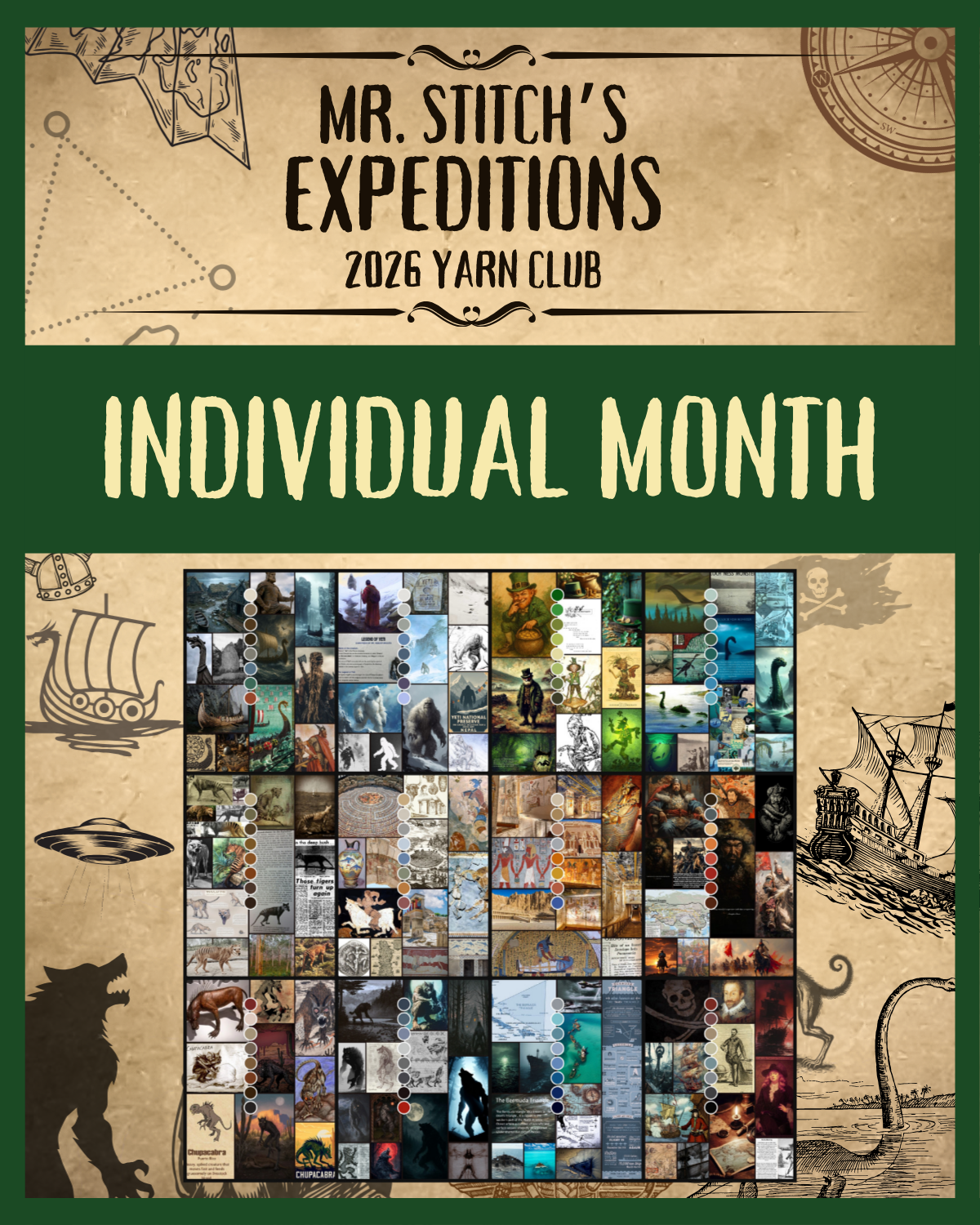 Mr. Stitch's Expeditions - INDIVIDUAL MONTH (2026)