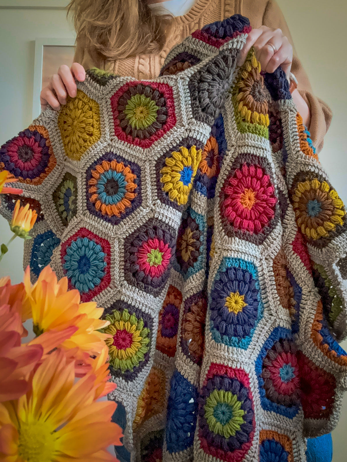 Freya Hexie Blanket Kit (YARN ONLY)
