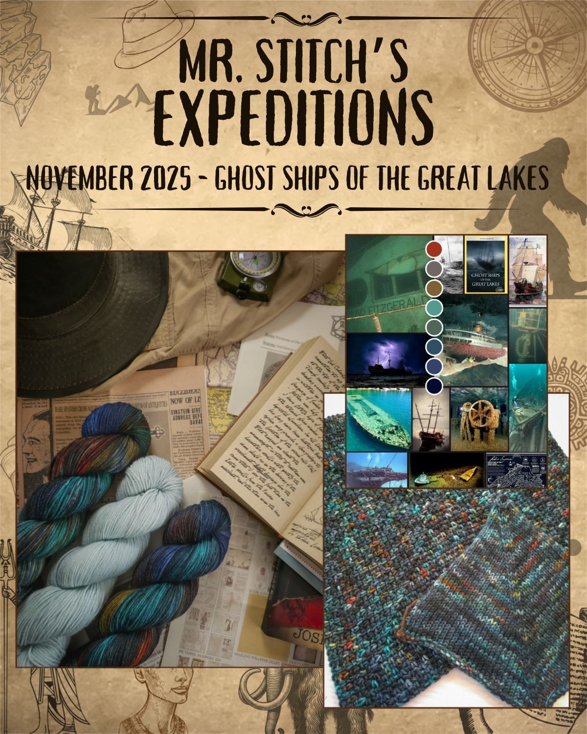Mr. Stitch's Expeditions - INDIVIDUAL MONTH