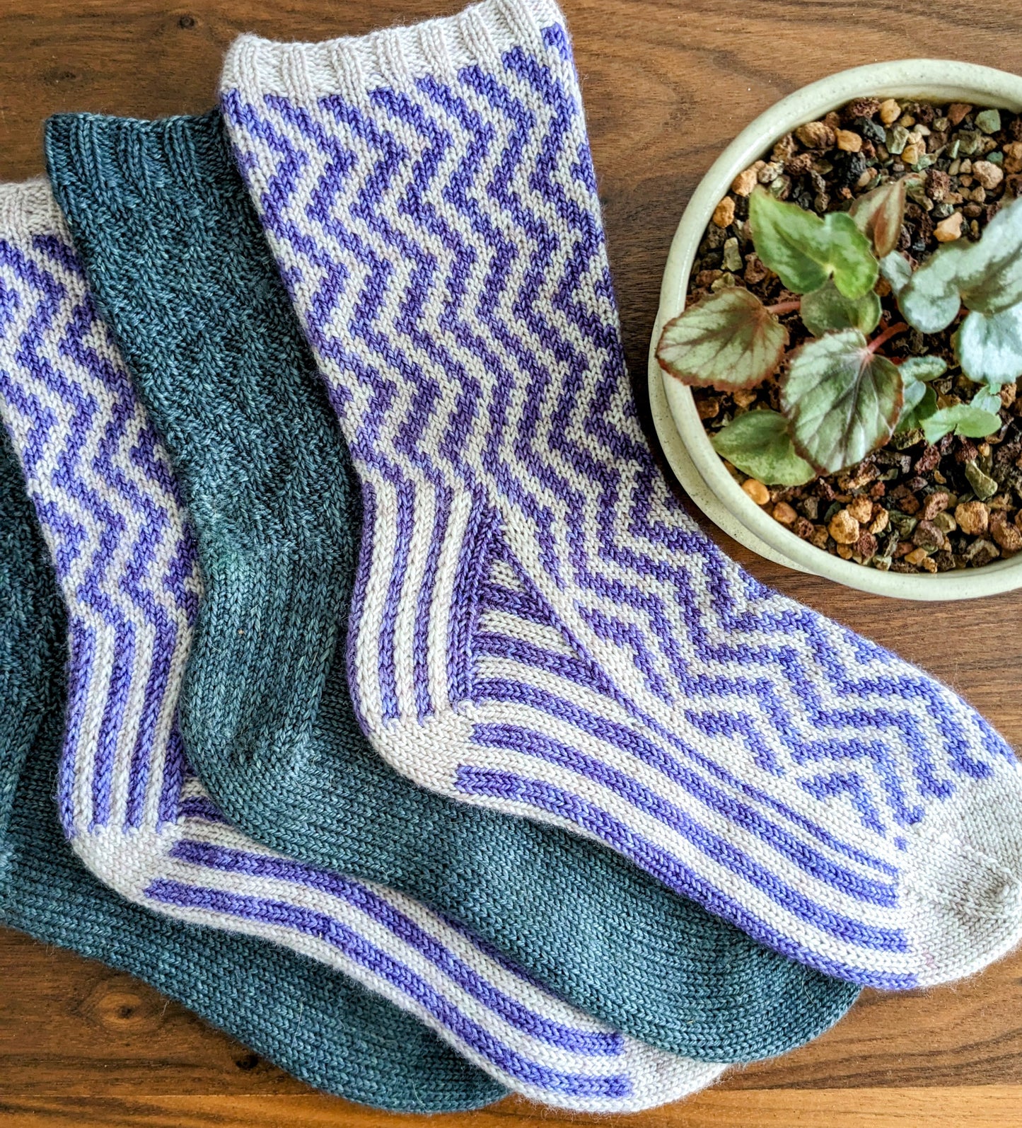 Lombard Socks Kit (Yarn + Patterns)