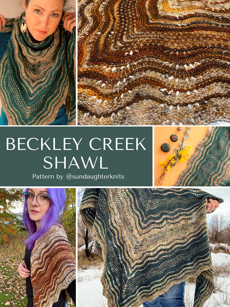 Beckley Creek Shawl Kit (Yarn + Pattern)