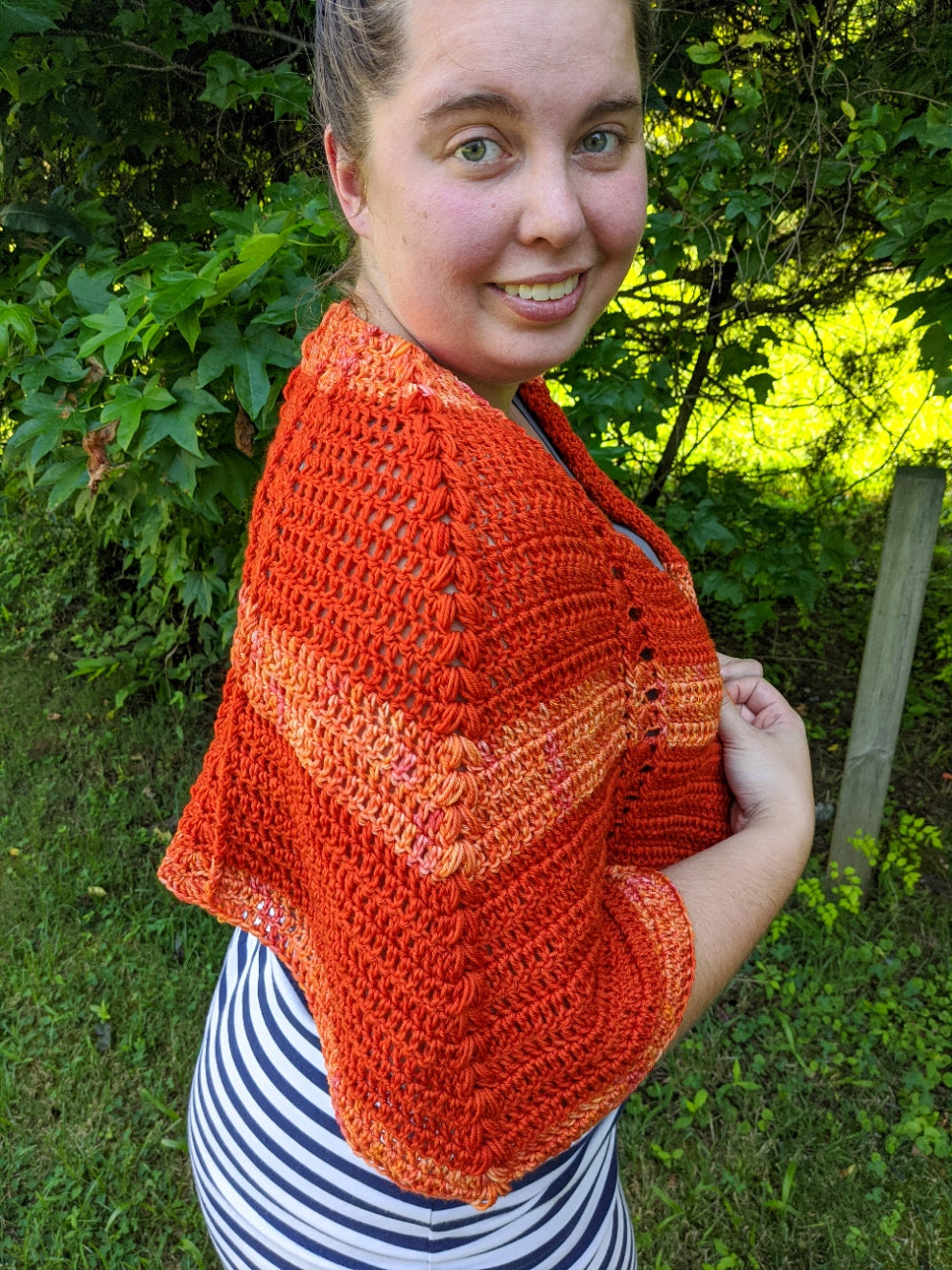 Pebbles and Shells Shawl Pattern (Crochet)