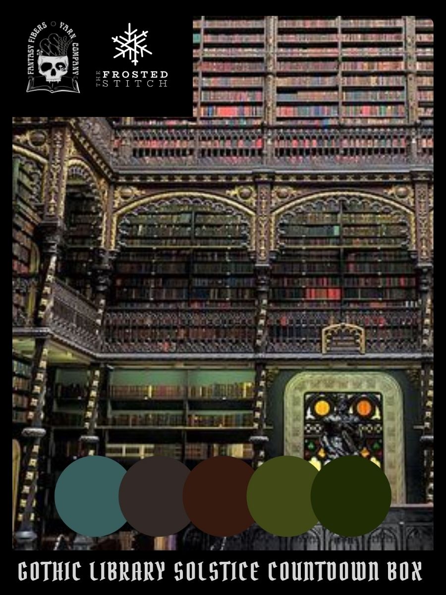 Gothic Library Solstice Countdown Box