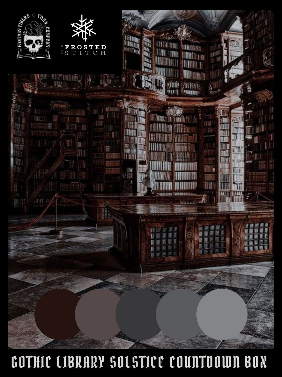 Gothic Library Solstice Countdown Box