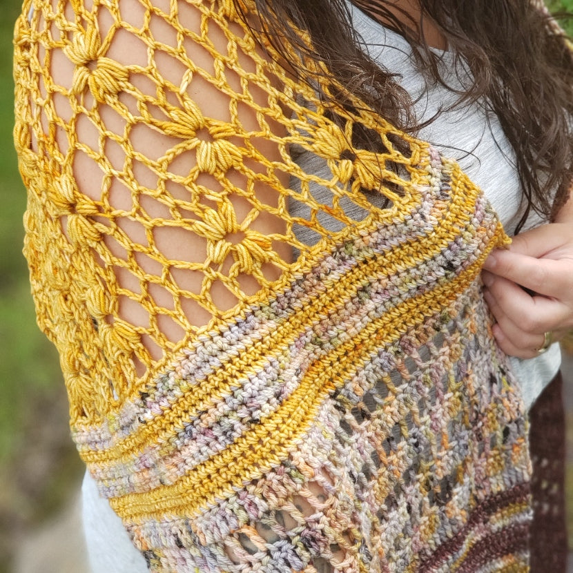 Starflower Shawl Pattern (Crochet)