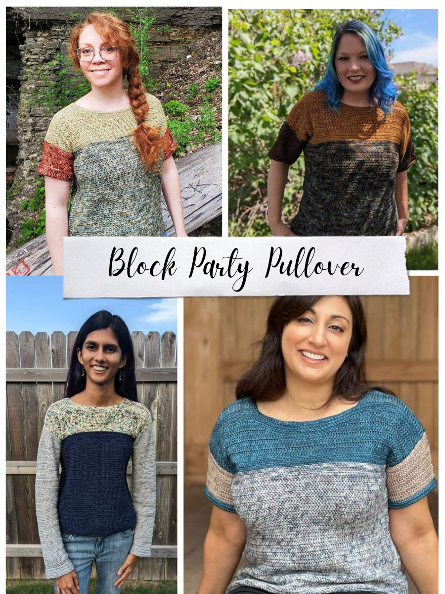 Block Party Pullover Kit (Yarn Only)