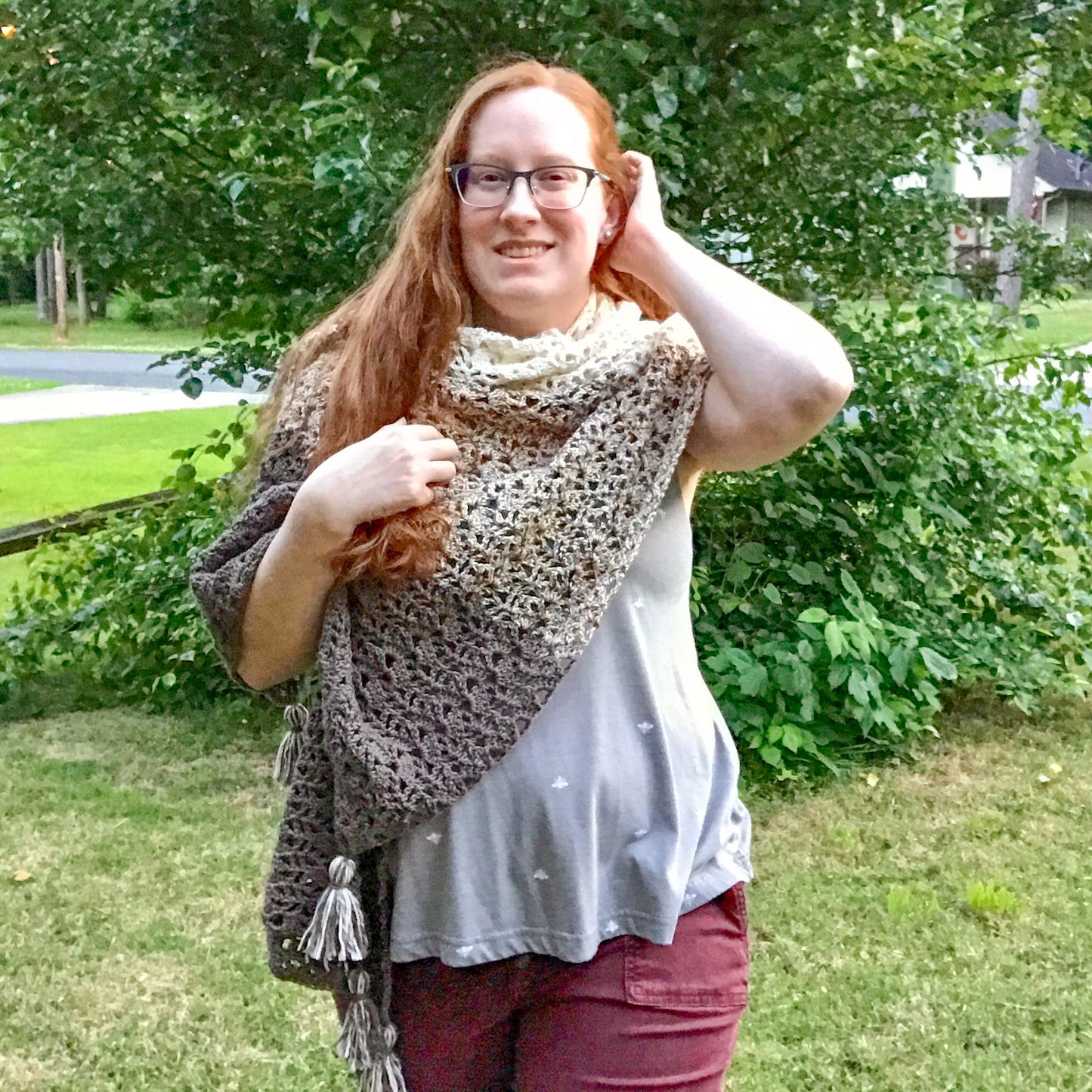 Moonflower (Blanket) Scarf Pattern (Crochet)